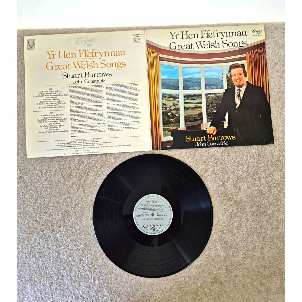 Enigma Stuart Burrows John Constable Yr Hen Ffefrynau Welsh Songs LP 1978 K53558